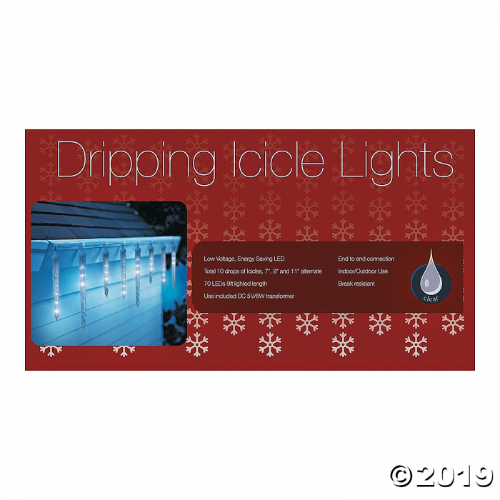10 Dripping Icicle Holiday LED Lights (1 Piece(s)) 10 Dripping Icicle Holiday LED Lights (1 Piece(s))