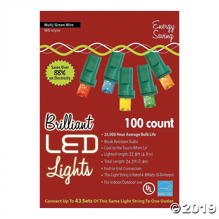 100L MU Holiday LED Lights - M5 Style (1 Piece(s))