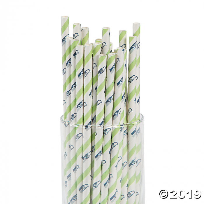 NFL® Seattle Seahawks Paper Straws (24 Piece(s)) NFL® Seattle Seahawks Paper Straws (24 Piece(s))
