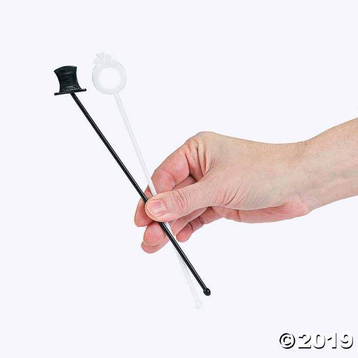 Bride & Groom Stir Sticks (25 Piece(s))