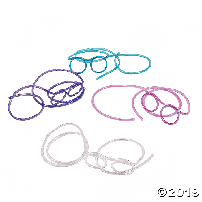 Glasses Plastic Straws (Per Dozen)