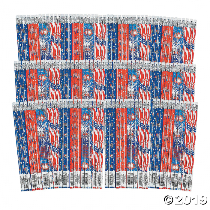 Patriotic Pencil Assortment (144 Piece(s))