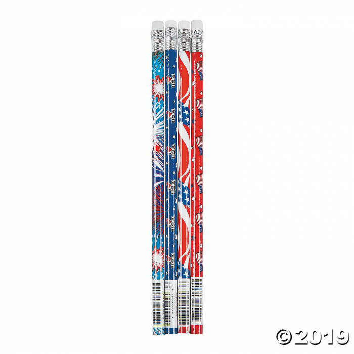 Patriotic Pencil Assortment (144 Piece(s))