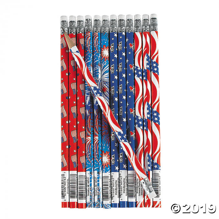 Patriotic Pencil Assortment (144 Piece(s))