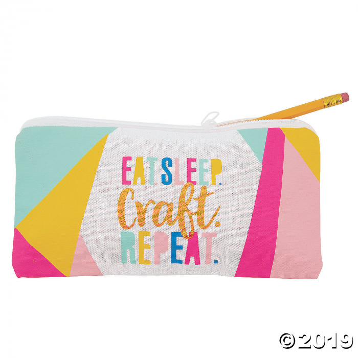 Crafty Canvas Pencil Case (1 Piece(s)) Crafty Canvas Pencil Case (1 Piece(s))