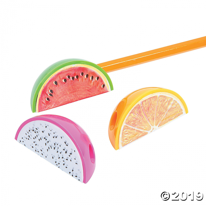 Fruit Pencil Sharpeners (Per Dozen)