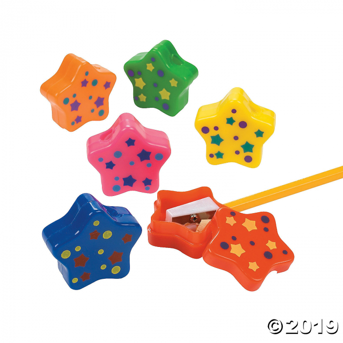 Star Pencil Sharpeners (Per Dozen)