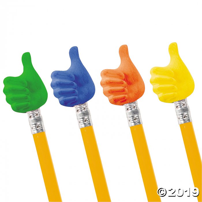 Thumbs Up Pencil Toppers (24 Piece(s))
