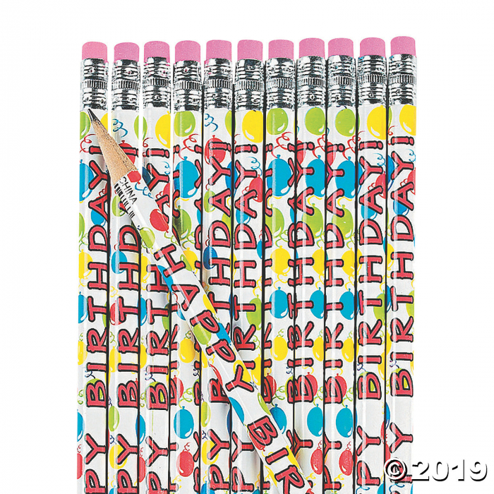 Happy Birthday Pencils (24 Piece(s))