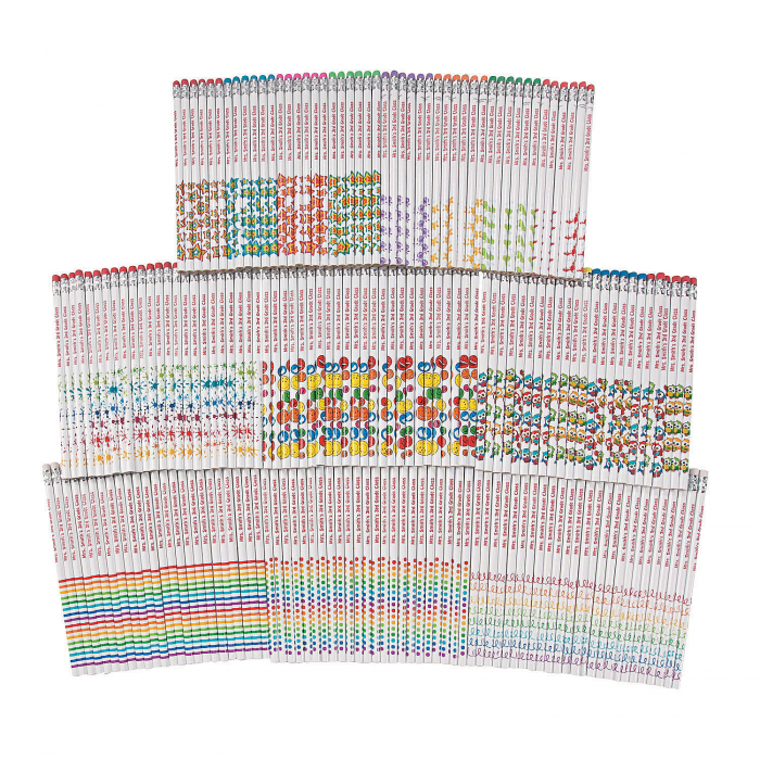 Personalized Character Pencil Assortment (144 Piece(s))
