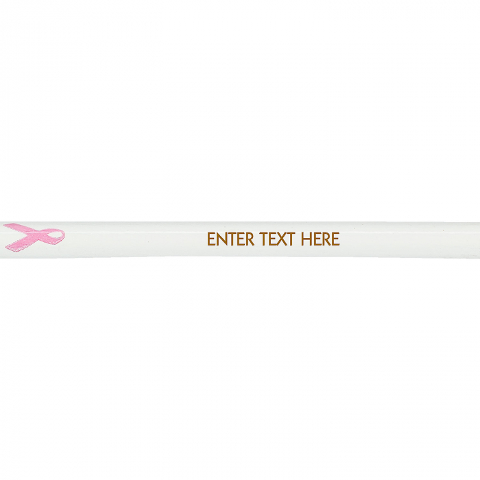 Personalized Pink Ribbon Pencils (72 Piece(s))