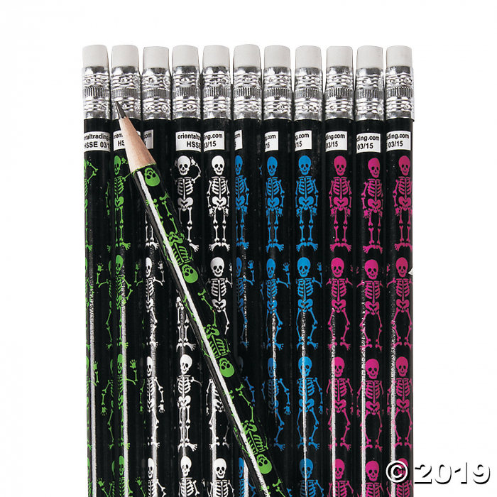 Skeleton Pencils (24 Piece(s))