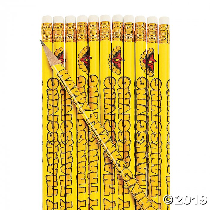 Happy Thanksgiving Pencils (24 Piece(s))