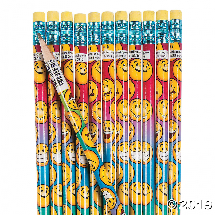 Smile Face Pencils (24 Piece(s))
