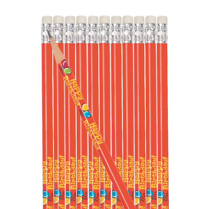 Personalized Happy Birthday Pencils (24 Piece(s))