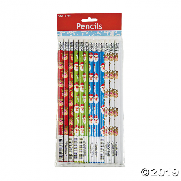 Reindeer & Santa Pencils (24 Piece(s))