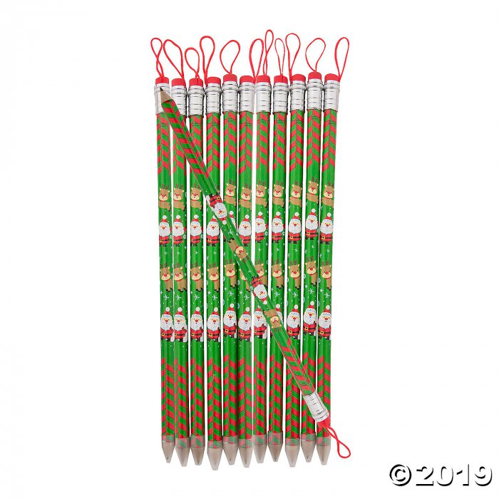 Ginormous Christmas Pencils (Per Dozen)
