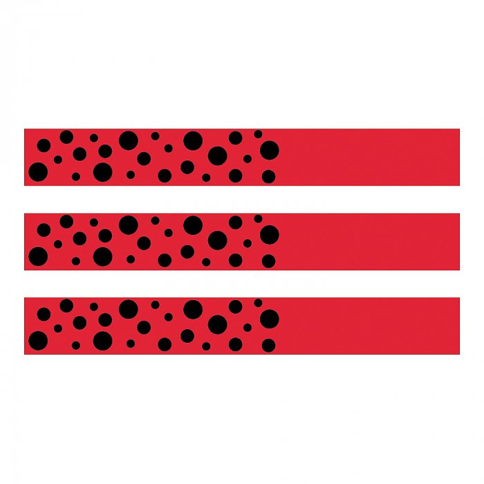 Personalized Red Polka Dot Pencils (24 Piece(s))