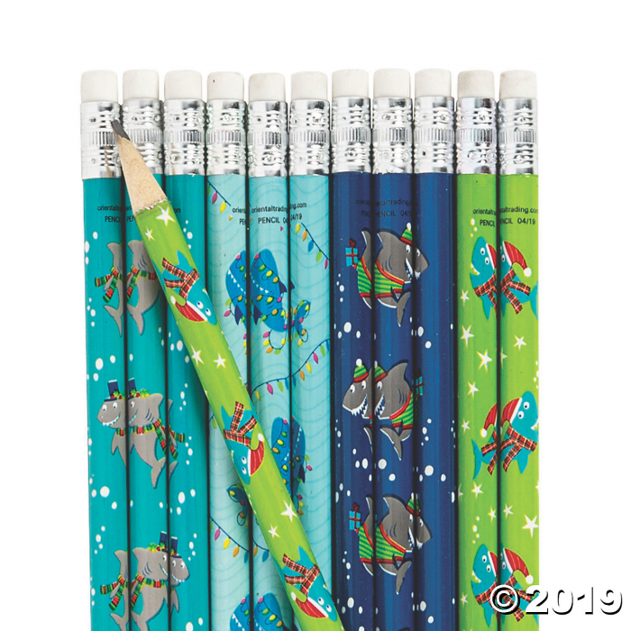 Christmas Shark Pencils (1 Unit(s)) Christmas Shark Pencils (1 Unit(s))
