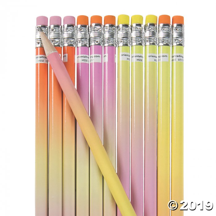 Easter Ombre Pencils (24 Piece(s))