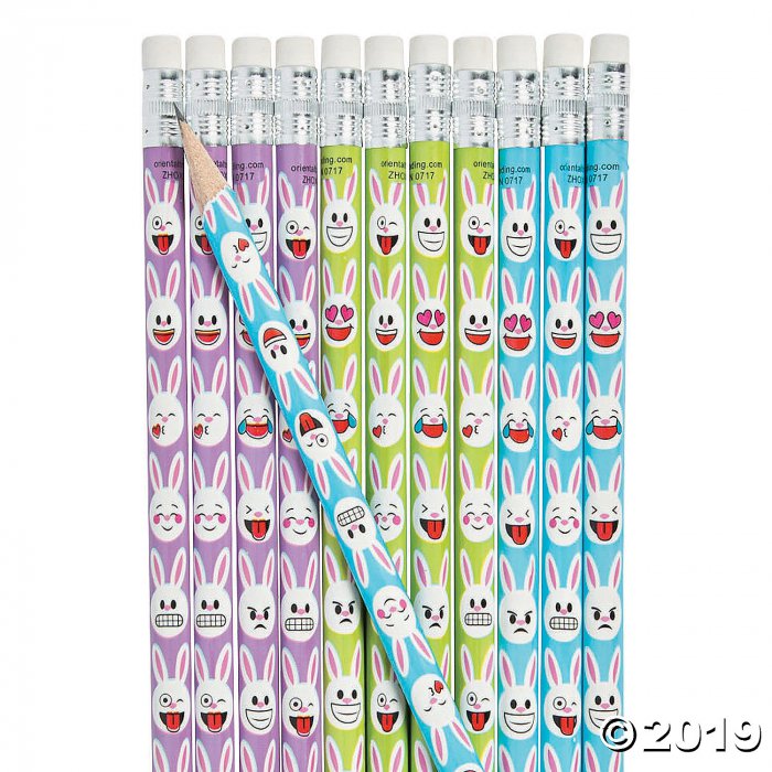 Easter Emoji Pencils (24 Piece(s))
