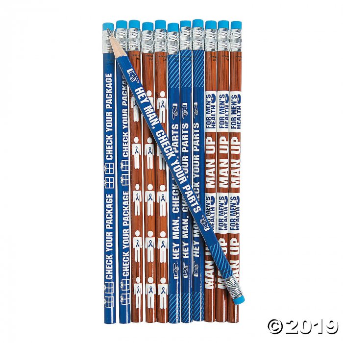 Men's Health Awareness Pencils (24 Piece(s))