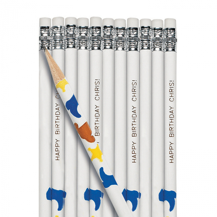 Personalized Western Pencils (24 Piece(s))