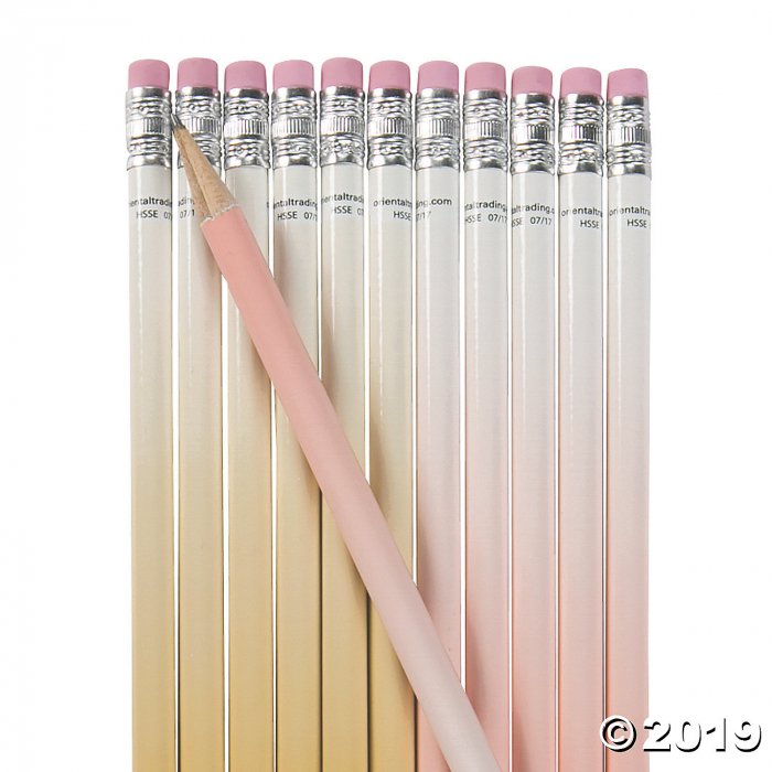 Valentine's Day Ombre Pencils (24 Piece(s))