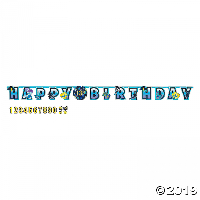 Battle Royal Jumbo Add-an-Age Birthday Banner (1 Piece(s))