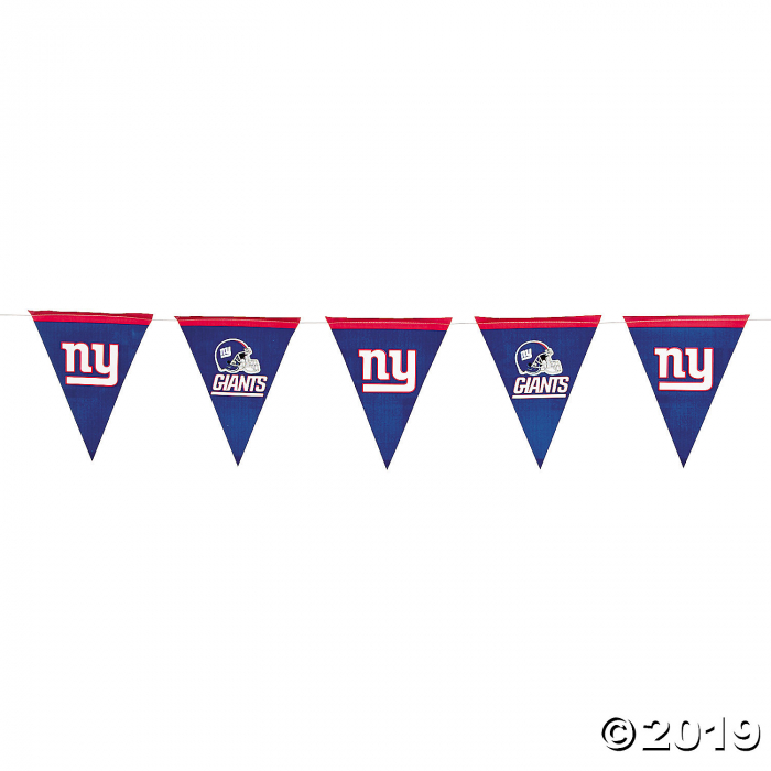 NFL® New York Giants Plastic Pennant Banner (1 Piece(s))