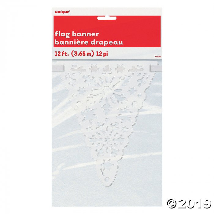 Snowflake Pennant Banner (1 Piece(s))