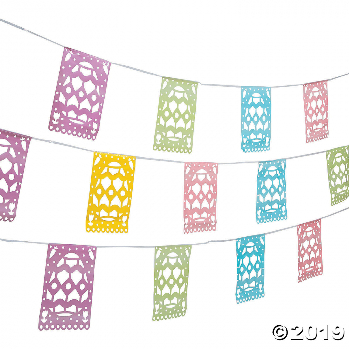 Easter Cutout Plastic Pennant Banner (1 Piece(s)) Easter Cutout Plastic Pennant Banner (1 Piece(s))