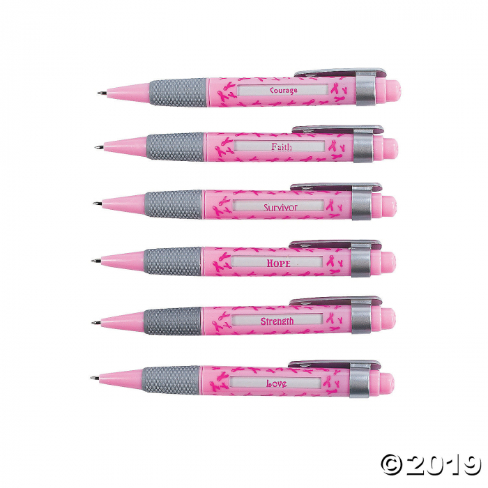 Breast Cancer Awareness Message Pens (Per Dozen)