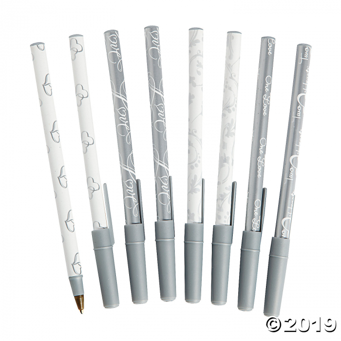 Two Hearts Stick Pens (24 Piece(s))