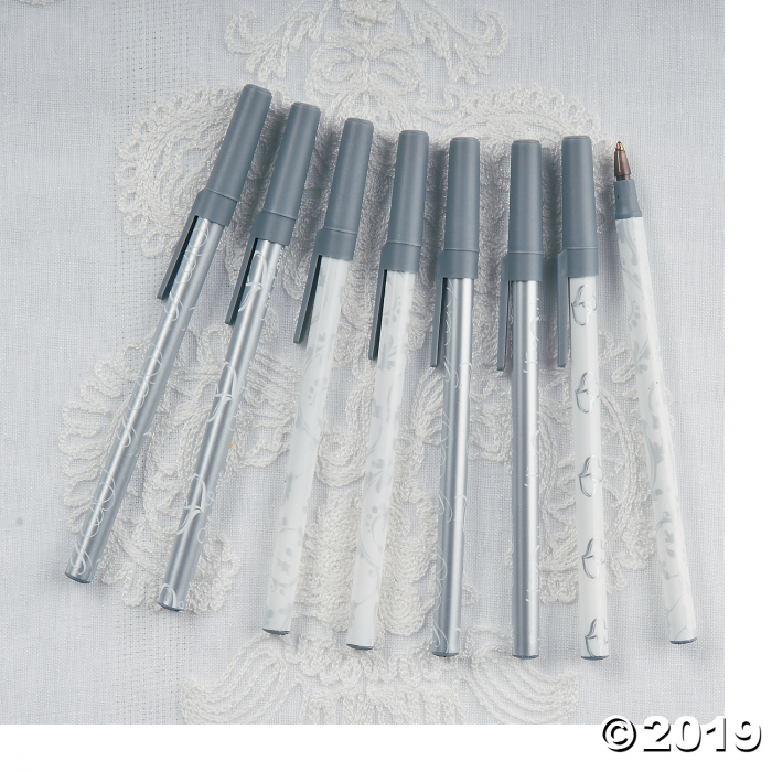 Two Hearts Stick Pens (24 Piece(s))