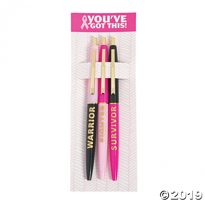 Pink Ribbon Survivor Pens (36 Piece(s))