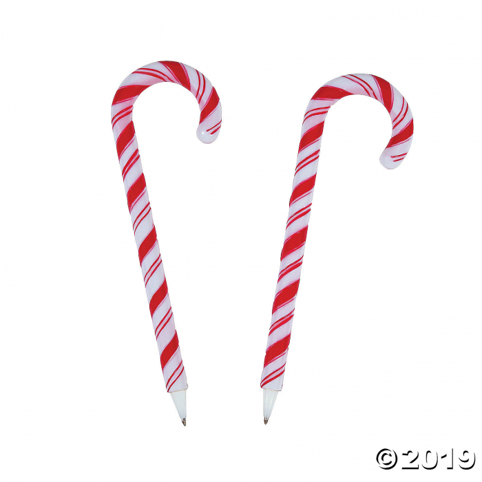 Candy Cane Pens - 12 pcs. (Per Dozen) Candy Cane Pens - 12 pcs. (Per Dozen)