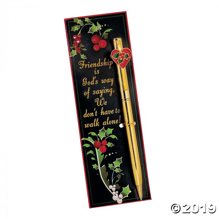 Friendship Religious Holiday Pen & Bookmark Sets (Per Dozen)