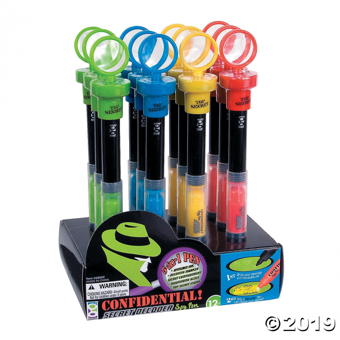 Confidential 5-in-1 Spy Pens (Per Dozen)