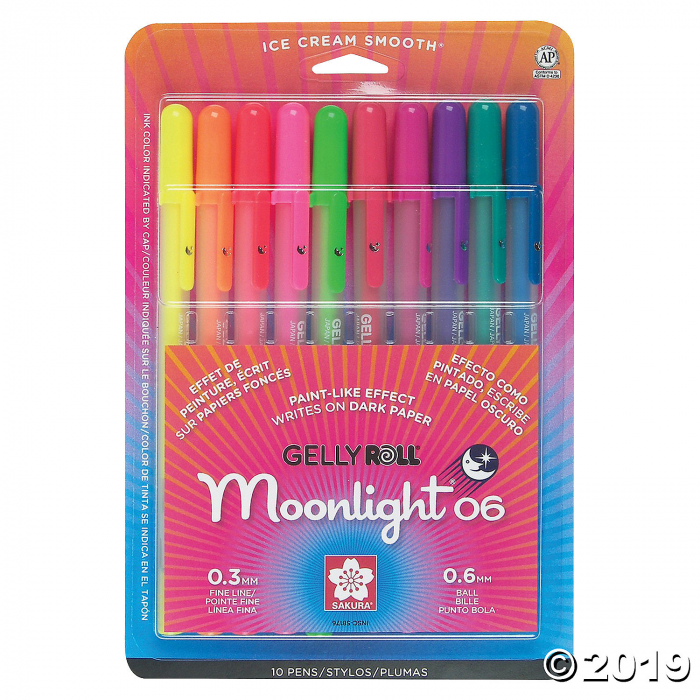 Sakura Gelly Roll Moonlight Fine Point Pens 10/Pkg (1 Set(s))