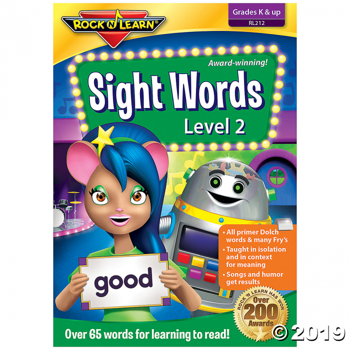 Rock 'N Learn® Sight Words DVD, Level 2 (1 Piece(s))