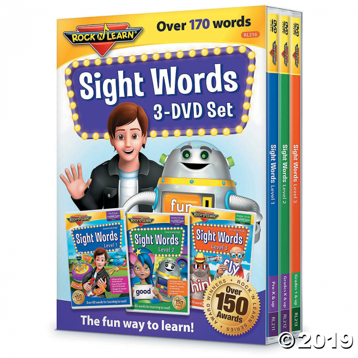 Rock N Learn Sight Words 3 Dvd Set (1 Set(s))