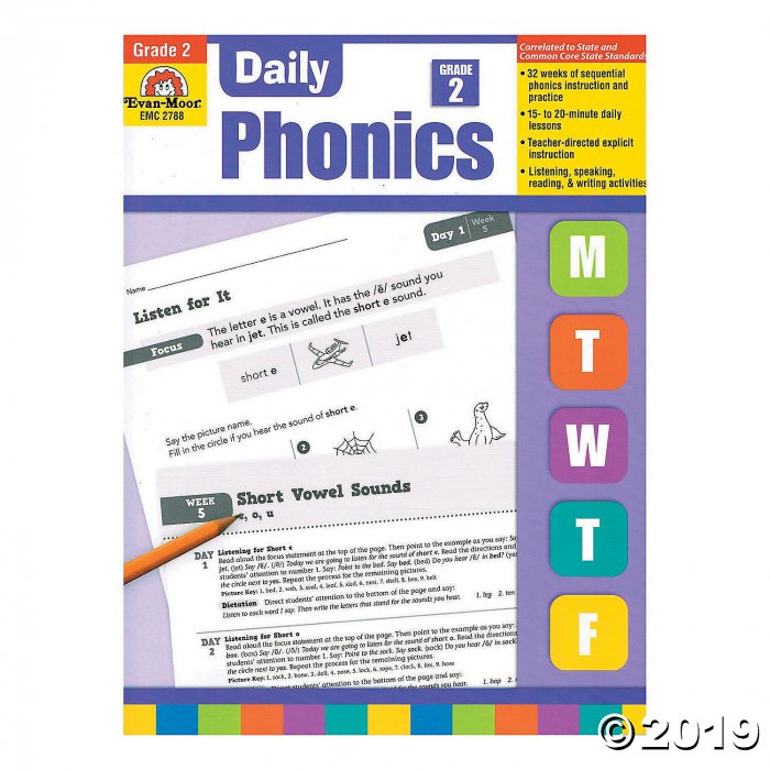 Daily Phonics Book Teacher's Edition, Grade 2 (1 Piece(s))