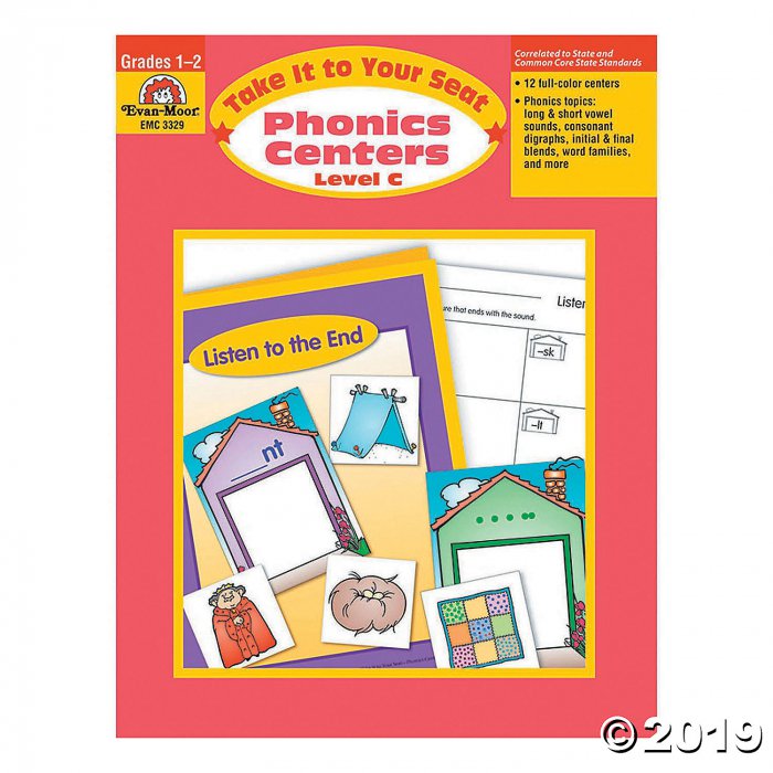 Take It to Your Seat: Phonics Centers - Teacher Resource Book, Grades 1-2 (Level C) (1 Piece(s))