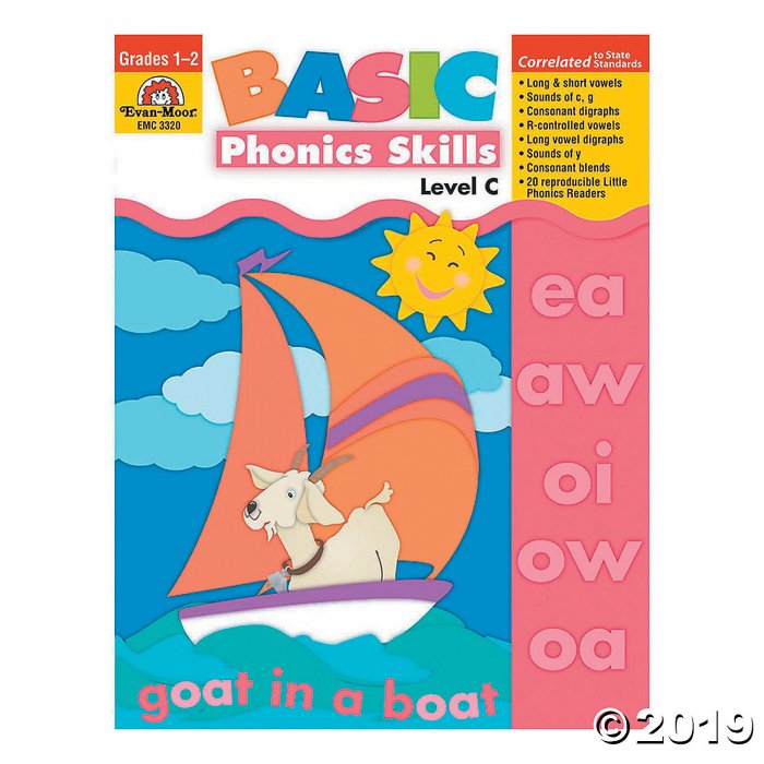 Basic Phonics Skills Book - Teacher Reproducibles, Grade 1-2 (Level C) (1 Piece(s))