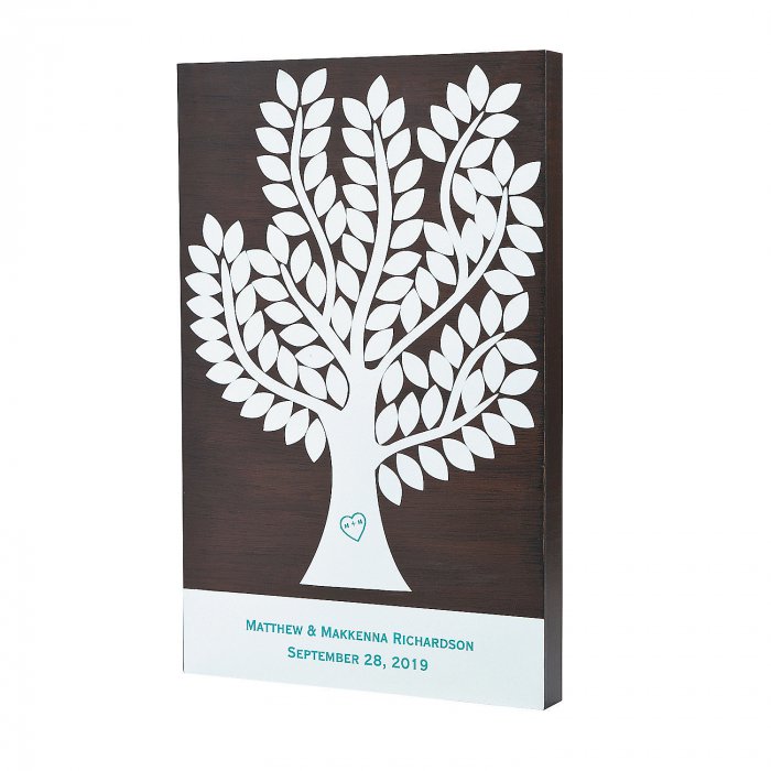 Personalized Wishing Tree Wedding Guest Sign (1 Piece(s))