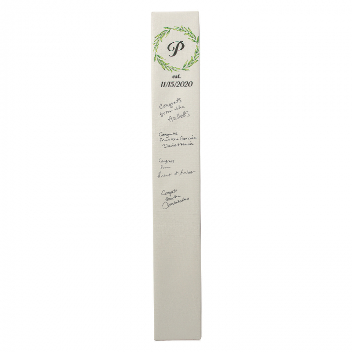 Personalized Wedding Guest Book Canvas (1 Piece(s))