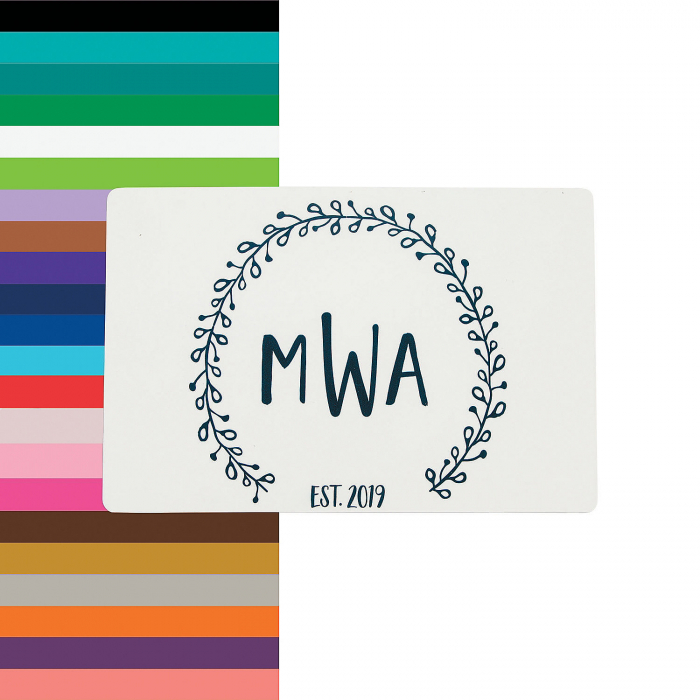 Monogrammed Wood Wedding Guest Book (1 Piece(s))