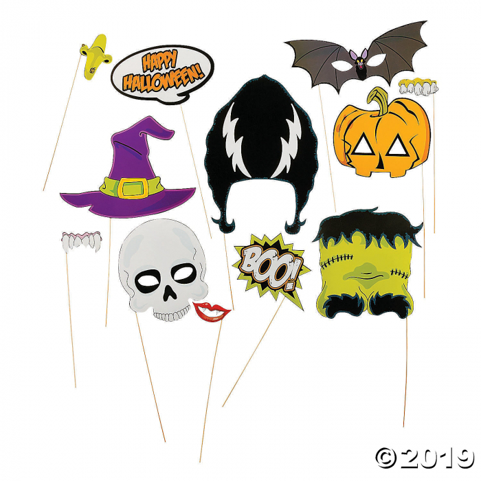 Halloween Photo Stick Props (Per Dozen)