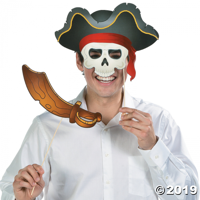 Pirate Photo Stick Props (Per Dozen)